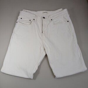 Goodthreads Men's 32W x 31L White Athletic Tapered Fit Jeans